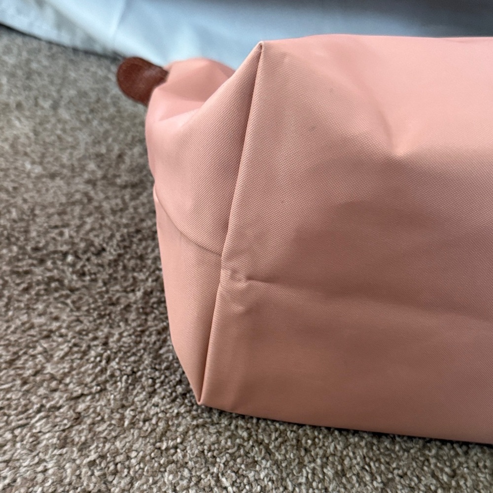 Longchamp Brown and Pink Tote Bag - Picture 3 of 9